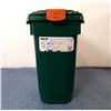 Image 3 : 45 Gallon Trash & 12 Gallon Green Compost Bins - Lot of 4pcs| R1FL