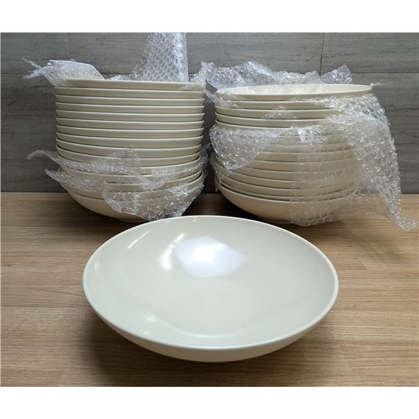 Elite Global JW92-S 9" Ebony Sand Bowls - Lot of 30| KM7/Ft2