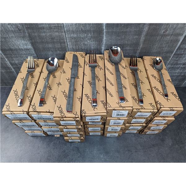 Arcoroc Empire 7pc Extra Heavy Weight Cutlery Sets - Lot of 336pcs (48/ea)| R1-1 Pallet (1 Case Each