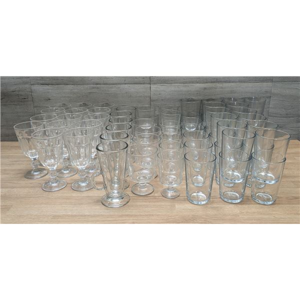 Assorted Glassware - Lot of 66pcs| CM10/EC6