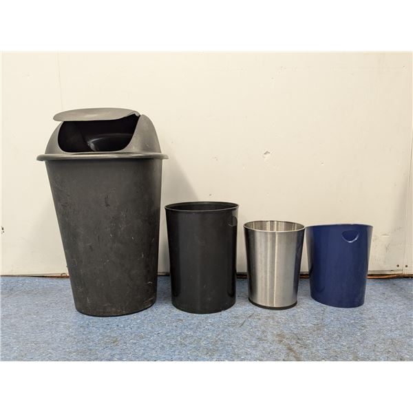 Assorted Trash Bins - Lot of 4pcs| CM28/Bside
