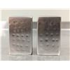 Image 4 : Steelite Salt and Pepper Rectangular Hammered - Lot of 12 set| MC-2