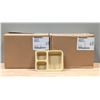 Image 1 : Cambro Plastic Rectangular Tray 3  Compartments,853FCP161 - Lot of 48 ( 2 Cases)| L4-1