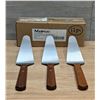 Image 1 : Magnum Pie Server 4-3/4" with Wooden Handle - Lot of 12 ( 1 Case )| EC5-4