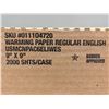 Image 3 : Warming Paper Regular English 9" x 9" - Lot of 2000 ( 1 case )| EC5-4