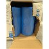 Image 2 : Inteplast 30Gallons 28" x 45" Blue Garbage Bags - Lot of 250 bags ( 1 Case )| EC4-4