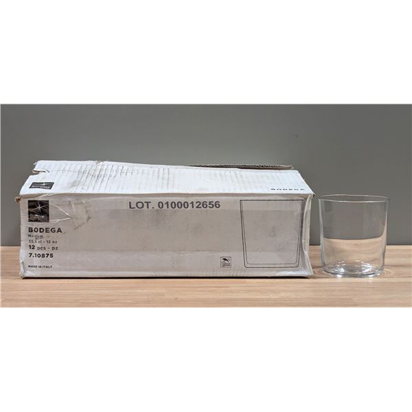 Bormioli Rocco Bodega 12oz Medium Glasses - Lot of 12| L4-1