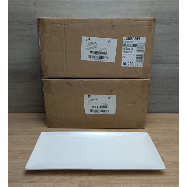 Steelite Rectangle Tray 14.5" x 6.5" - Lot of 12 ( 2 cases )| EC4-2
