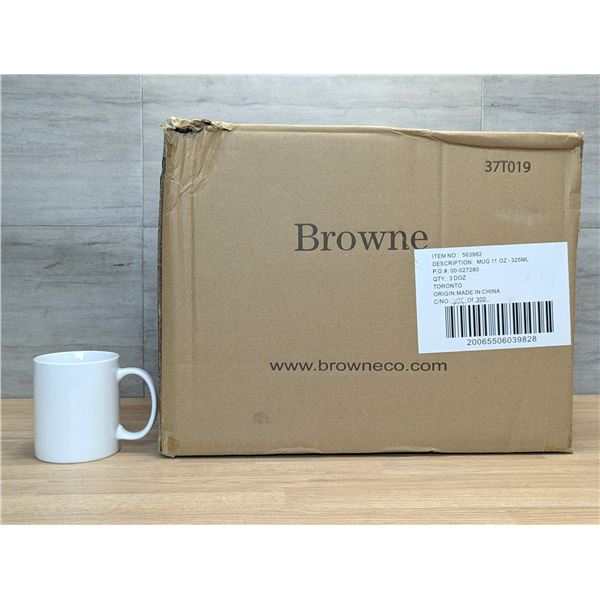 Browne 11oz Mug, 563982 - Lot of 35| EC5-2