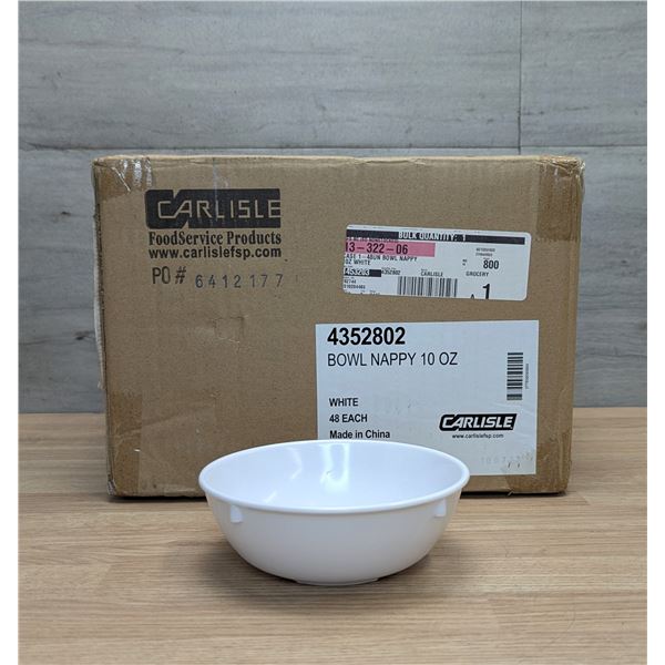 Carlisle 10oz Melamine Bowl Nappy, 4352802 - Lot of 48| EC5-4