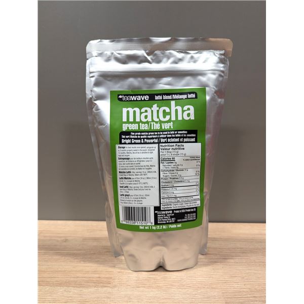 Teawave Sweetened Matcha Latte Tea 1Kg - Lot of 2 (1 box )| L2-2