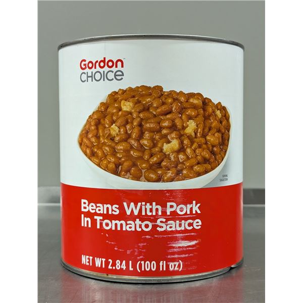 Gordon Choice Bean with Pork in Tomato Sauce 2.84L - Lot of 6| Can-15