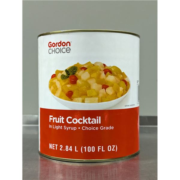 Gordon Choice Fruit Cockttail in Light Syrup 2.84L - Lot of 6| Can-20