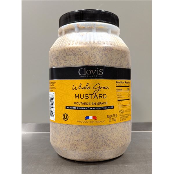 Clovis Whole Grain Mustard 8.6Lbs | L4-3
