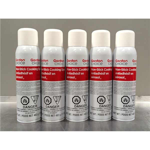 Gordon Choice Non-Stick Cooking Spray 482g - Lot of 5| L3-2