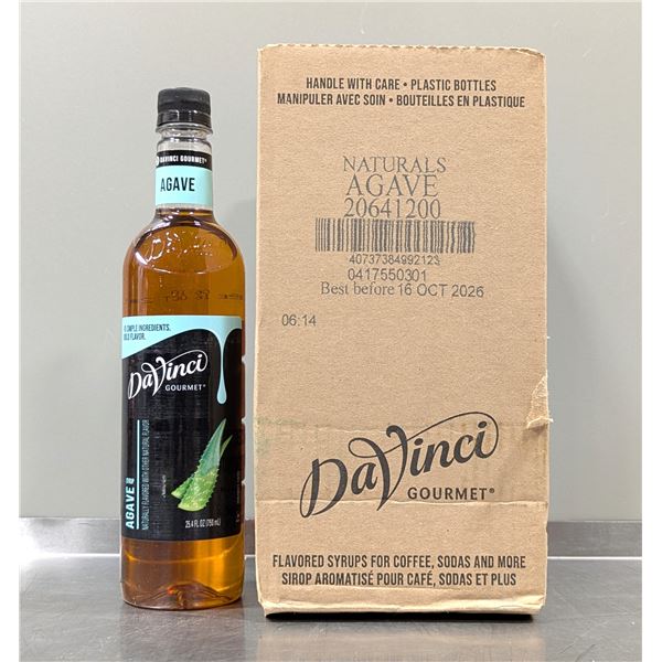 Da Vinch Gourmet Agave 750mL - Lot of 4 ( 1 box )| L4-3