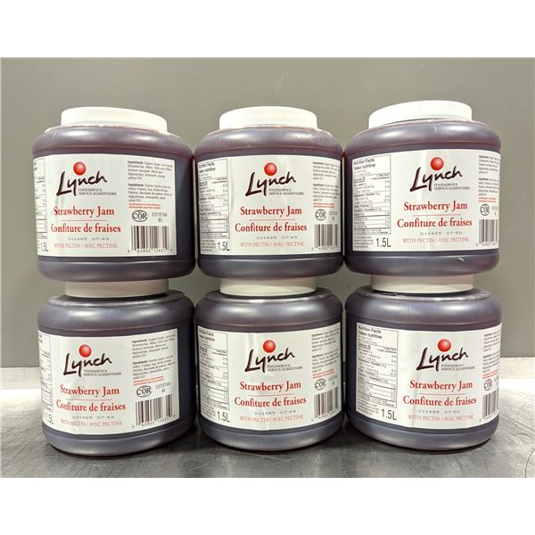 Lynch Strawberry Jam with Pectin 1.5L - Lot of 6| L2-2