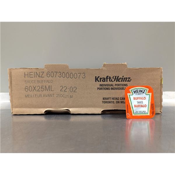 Heinz Buffalo Sauce Individual Portions 25mL - Lot of 60| CR7
