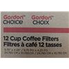 Image 4 : Gordon Choice 12 Cup Coffee Filters 9.75" x 4.25" - Lot of 1000 (1 Case )| EC7-4