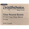 Image 2 : Earthchoice 32oz Round Bowls, YMC508BWL32B - Lot of 400 ( 1 Case )| L7-R1