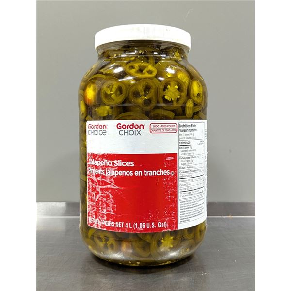 Gordon Choice Jalapeno Slices 4L | L4-3