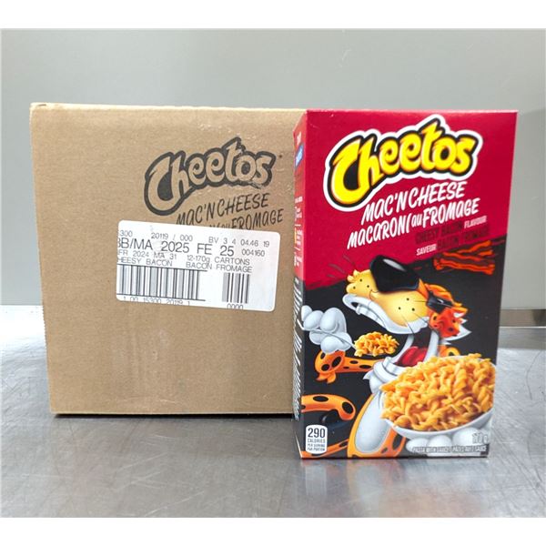 Cheetos Mac'n Cheese Cheesy Bacon Flavour 170g - Lot of 12| Cooler2