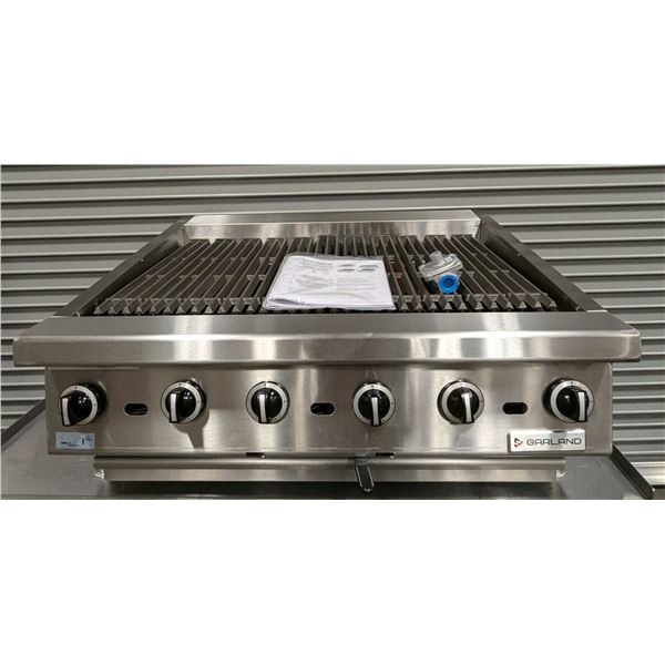 Garland GTBG36-AB36 36" Propane Gas Ceramic Briquette Charbroiler | 735/LBD