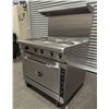 Image 2 : Royal RRE-4GT12-C 36" Four Burner 12" Griddle Combo Convection Range | 9622/LBD