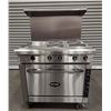 Image 4 : Royal RRE-4GT12-C 36" Four Burner 12" Griddle Combo Convection Range | 9622/LBD