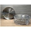 Image 1 : King Seojin 16" Round Stainless Steel Pans - Lot of 4 | L4FL