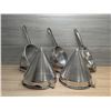 Image 1 : 9-1/2" & 10-1/2" Fine Mesh Stainless Strainers - Lot of 5pcs | JB4