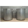Image 1 : Johnson Rose 16qt Aluminum Stock Pots - Lot of 2 | JB11/MC2