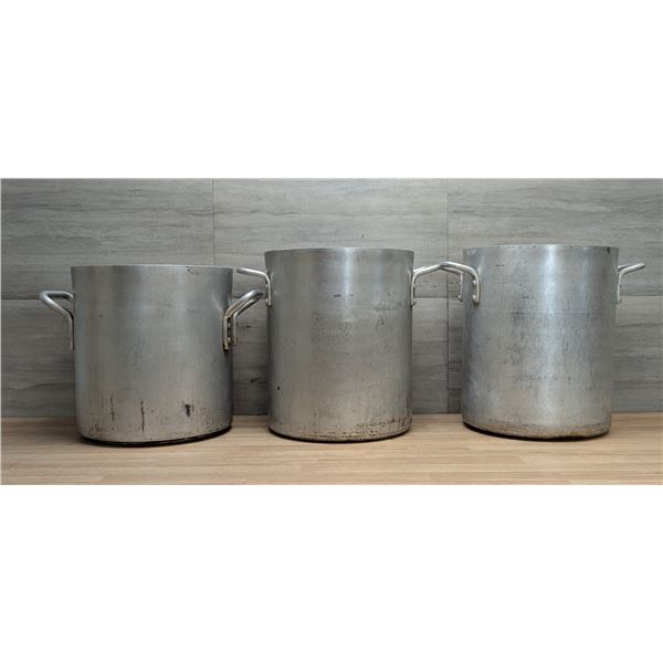 Assorted Aluminum Stock Pots - Lot of 3pcs | JB12/MC2