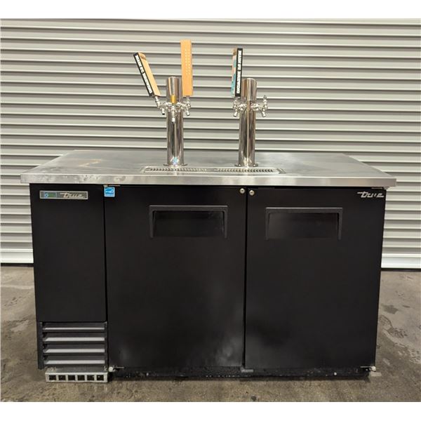 True TDD-2-HC 59" Direct Draw Beer Dispenser W/2 Tap Towers | 7593/R3