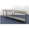 Image 2 : 96" x 24" Stainless Steel Work Table, Omcan 22070 | GY3-FL