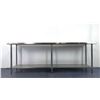 Image 3 : 96" x 24" Stainless Steel Work Table, Omcan 22070 | GY3-FL