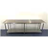 Image 4 : 96" x 24" Stainless Steel Work Table, Omcan 22070 | GY3-FL