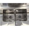 Image 5 : 72" x 24" Two Tub Two Drain Boards Sink, Omcan 25252 | ConF
