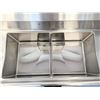 Image 6 : 72" x 24" Two Tub Two Drain Boards Sink, Omcan 25252 | ConF