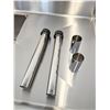 Image 7 : 72" x 24" Two Tub Two Drain Boards Sink, Omcan 25252 | ConF