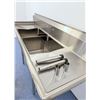 Image 8 : 72" x 24" Two Tub Two Drain Boards Sink, Omcan 25252 | ConF