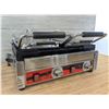 Image 2 : 18" x 10" Double Panini Grill, Omcan 19937 | R6-1