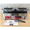Image 3 : 18" x 10" Double Panini Grill, Omcan 19937 | R6-1