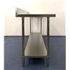 Image 4 : 72" x 24" Stainless Steel Work Table with 4" Backsplash, Omcan 22083 | R9-3