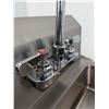 Image 6 : Wall Mount Hand Sink with 4" Faucet, Drain Basket, Omcan 44585 | MR1-3