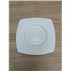 Image 2 : Satinique 6" Square Saucers, Chef & Sommelier S0441 - Lot of 24 | R3-2