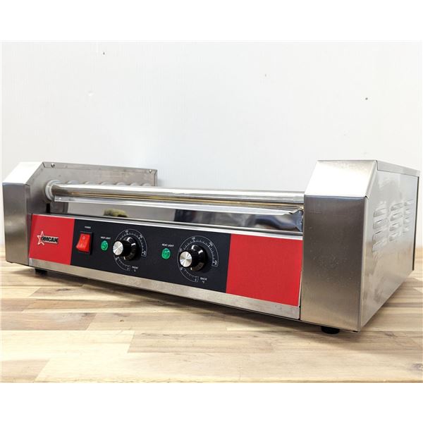 7 Roller Hot Dog Grill, Omcan 44691 | MR3-2