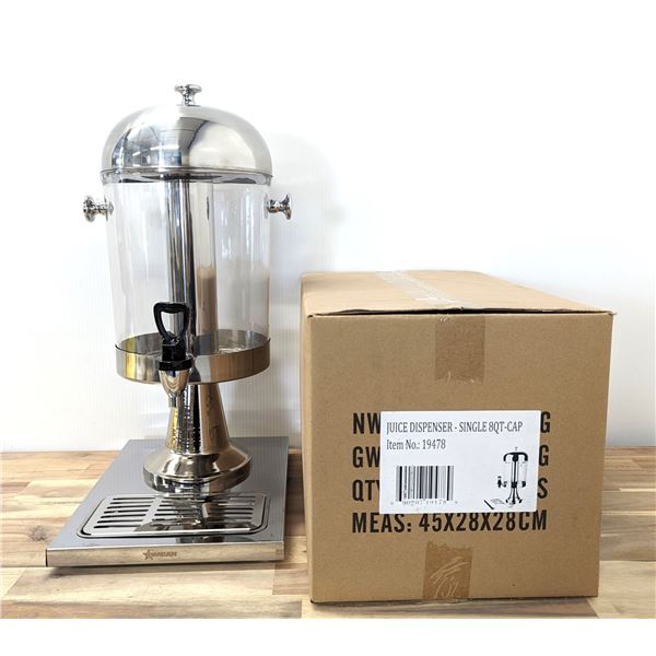 8qt Ice-Cooled Juice Dispenser, Omcan 19478 | R4-2