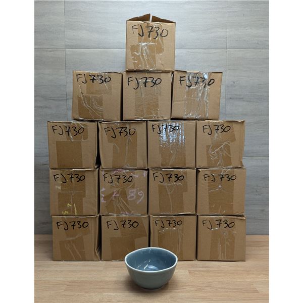 Canyon Ridge 4" Blue Bowls, 5.5oz, Arcoroc FJ730 - Lot of 96 (16 Boxes) | FtE