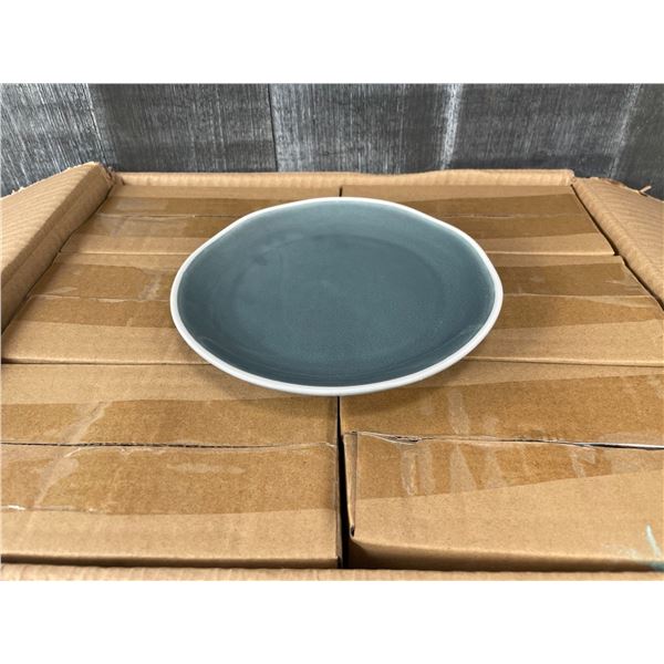 Canyon Ridge 6.5" Blue Plates, Arcoroc FJ726 - Lot of 72 (2 Cases) | R5-1